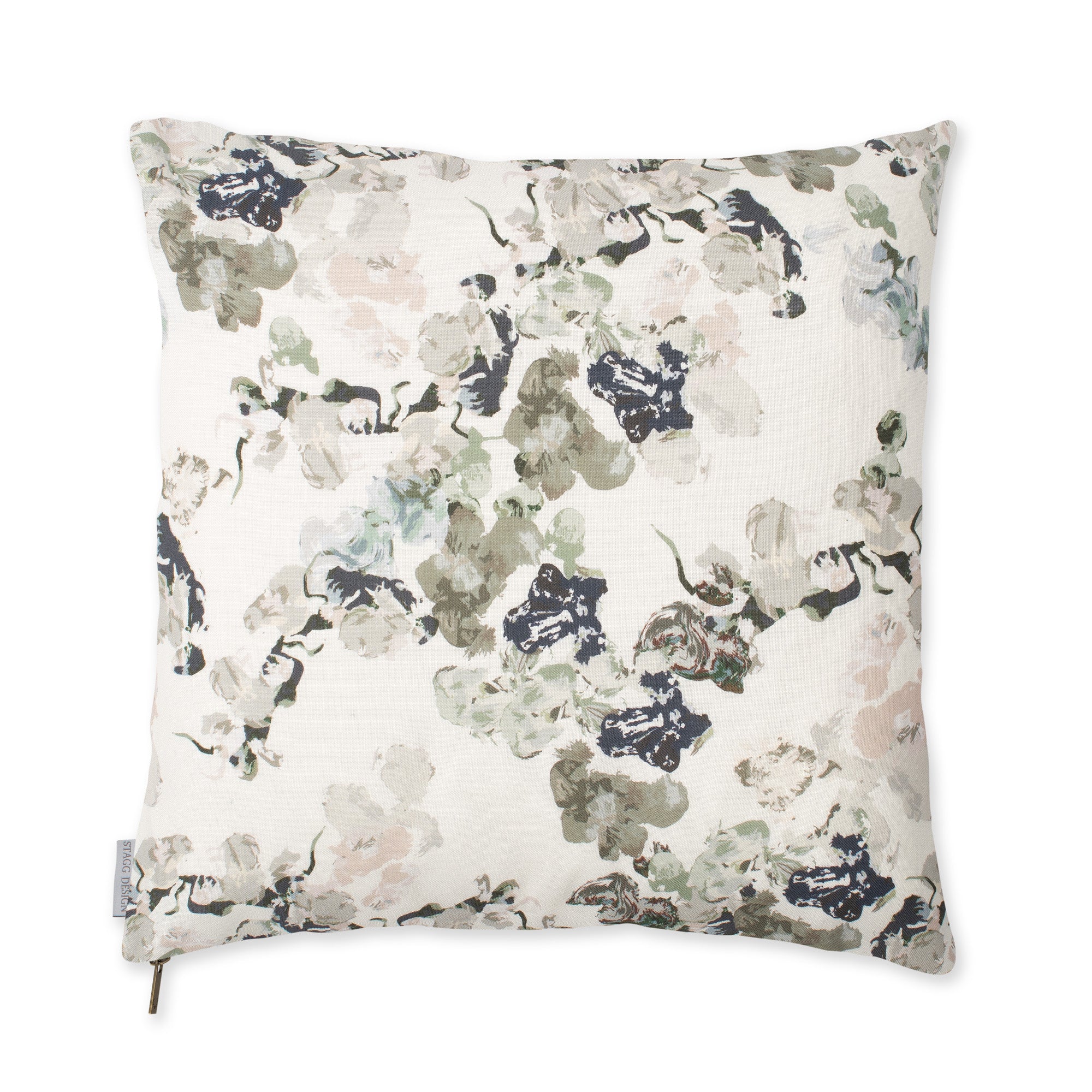 Anna Floral Pillow - Dusty Pink