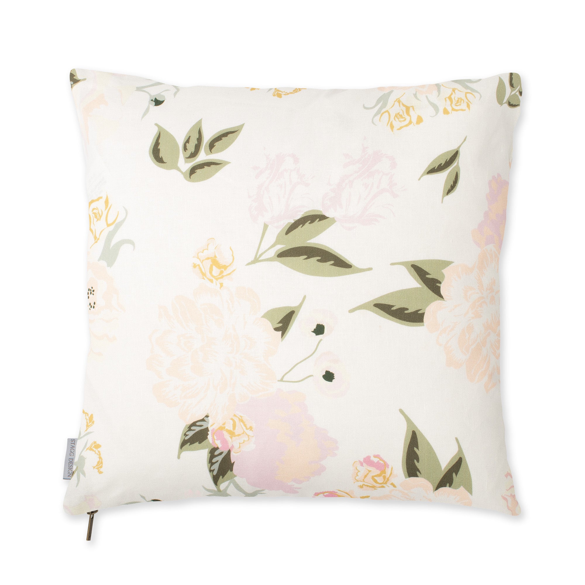 Vivienne Floral Pillow - Blush