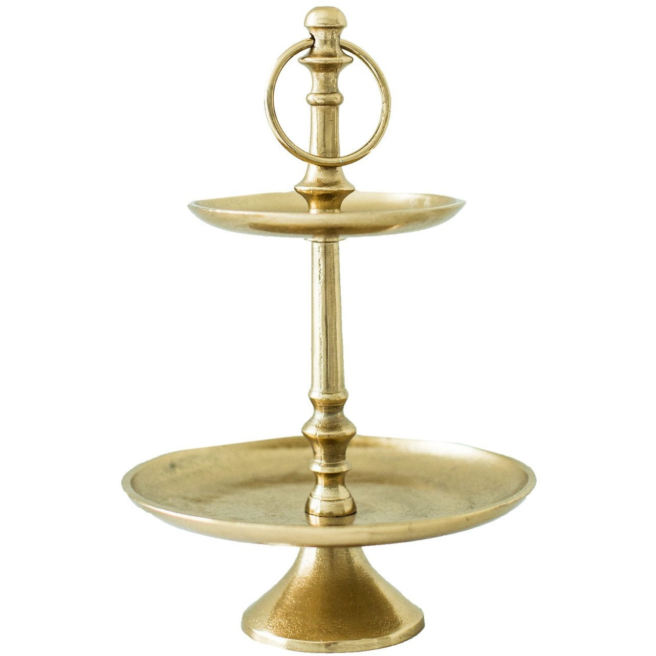 Antique Brass 2 Tier Dish