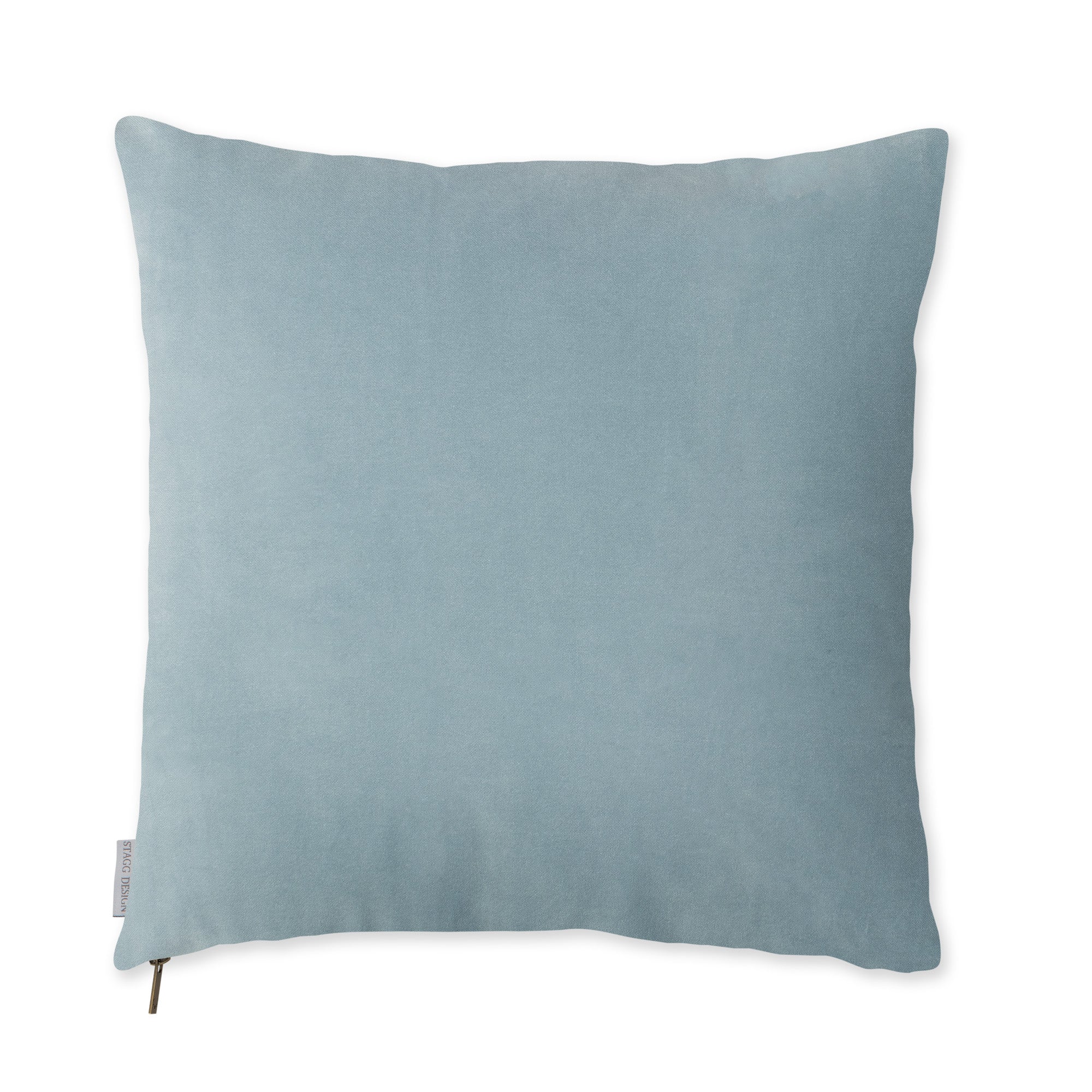 Steel Blue Velvet Pillow
