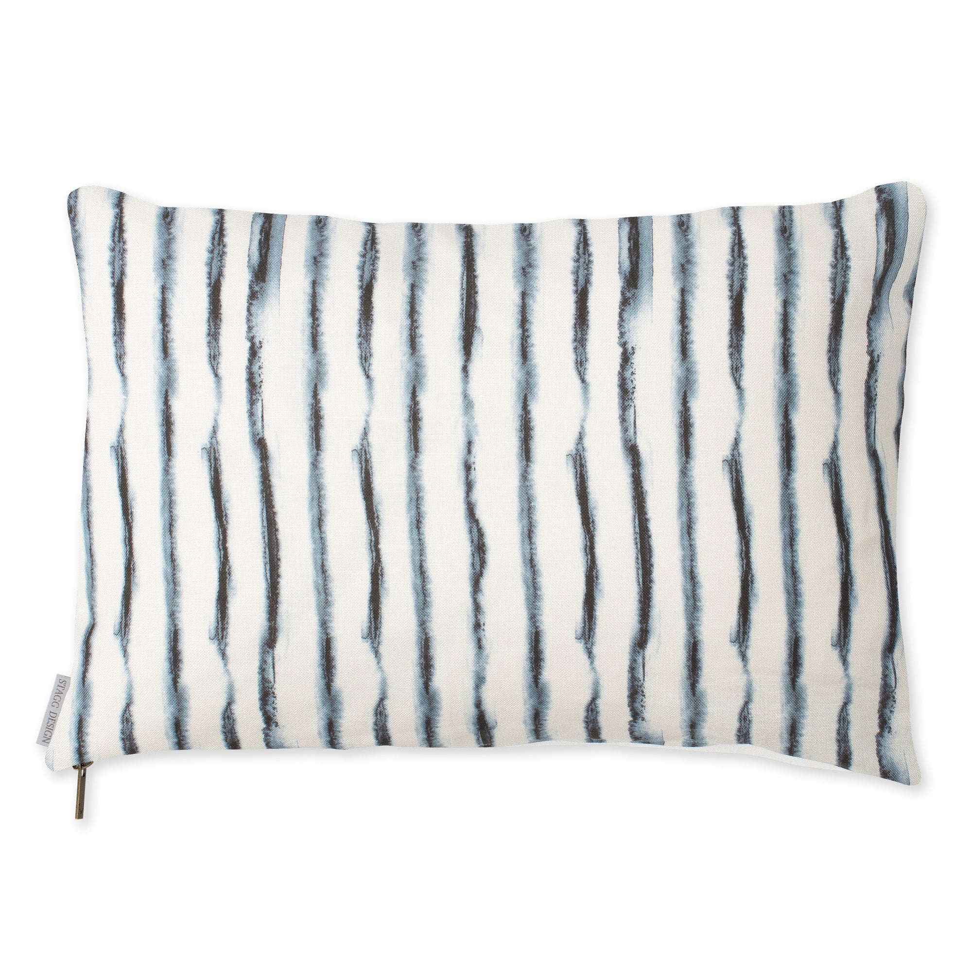 Olympus Stripe Pillow - Indigo