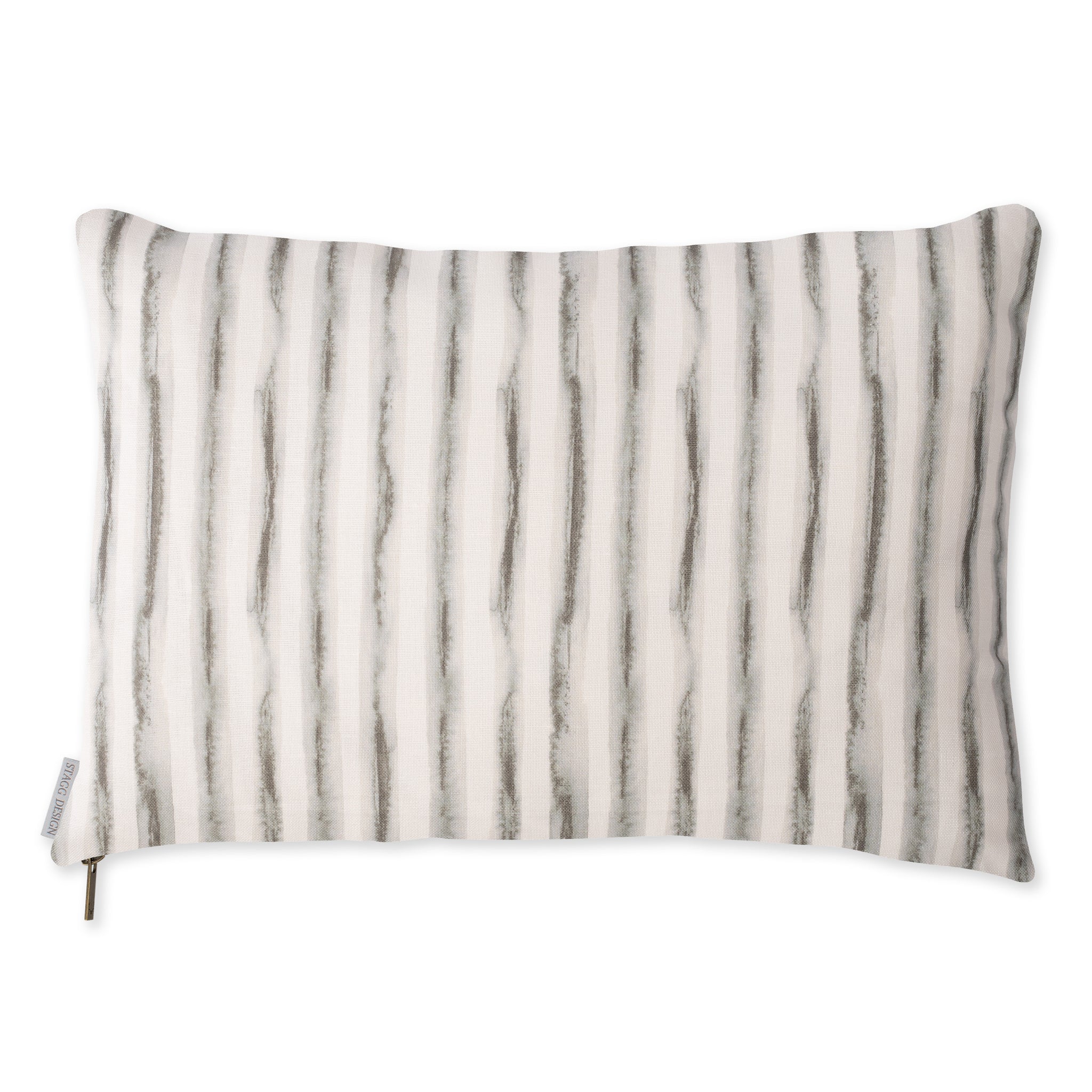 Olympus Stripe Pillow - Steel