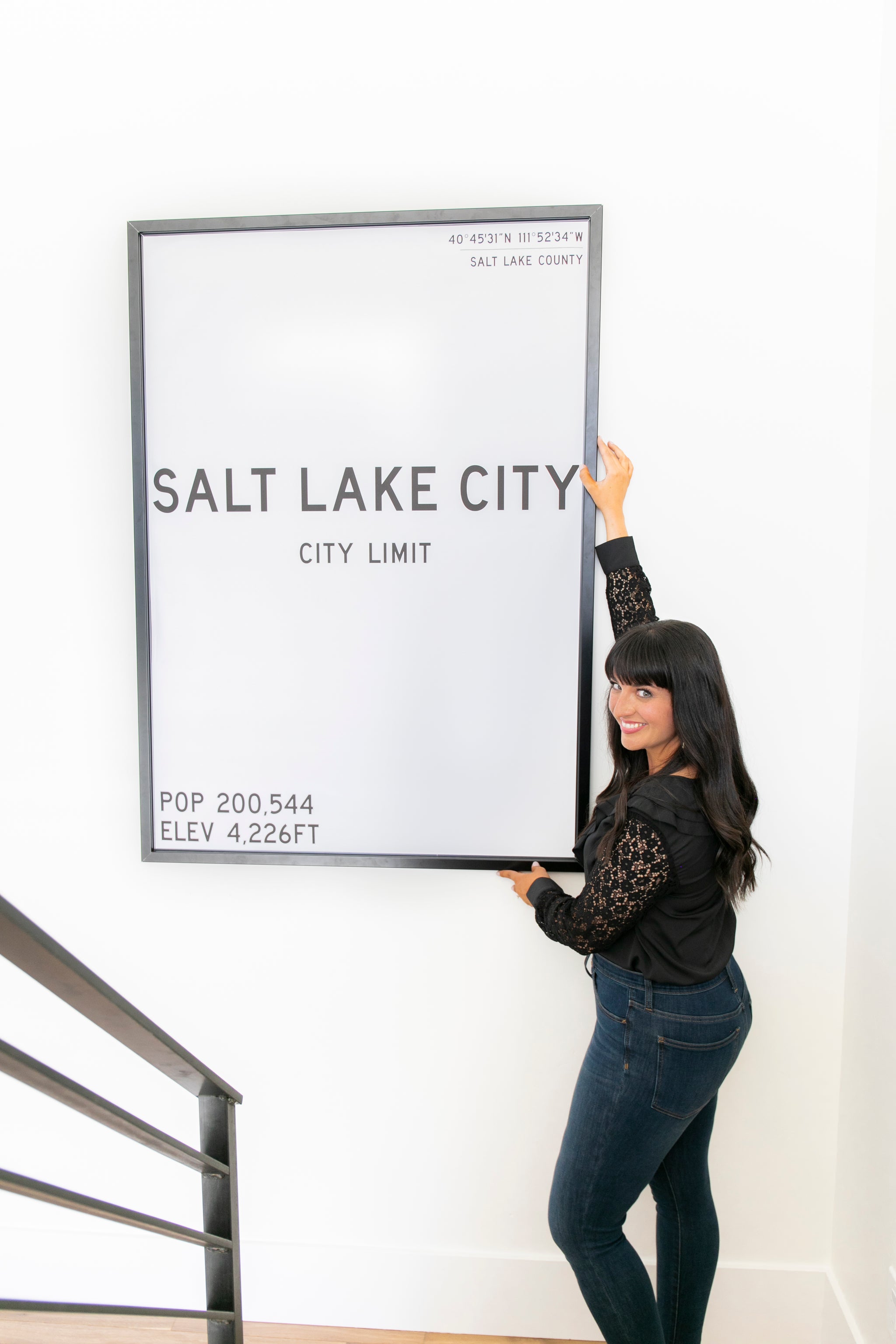 Salt Lake City Limits Art Print