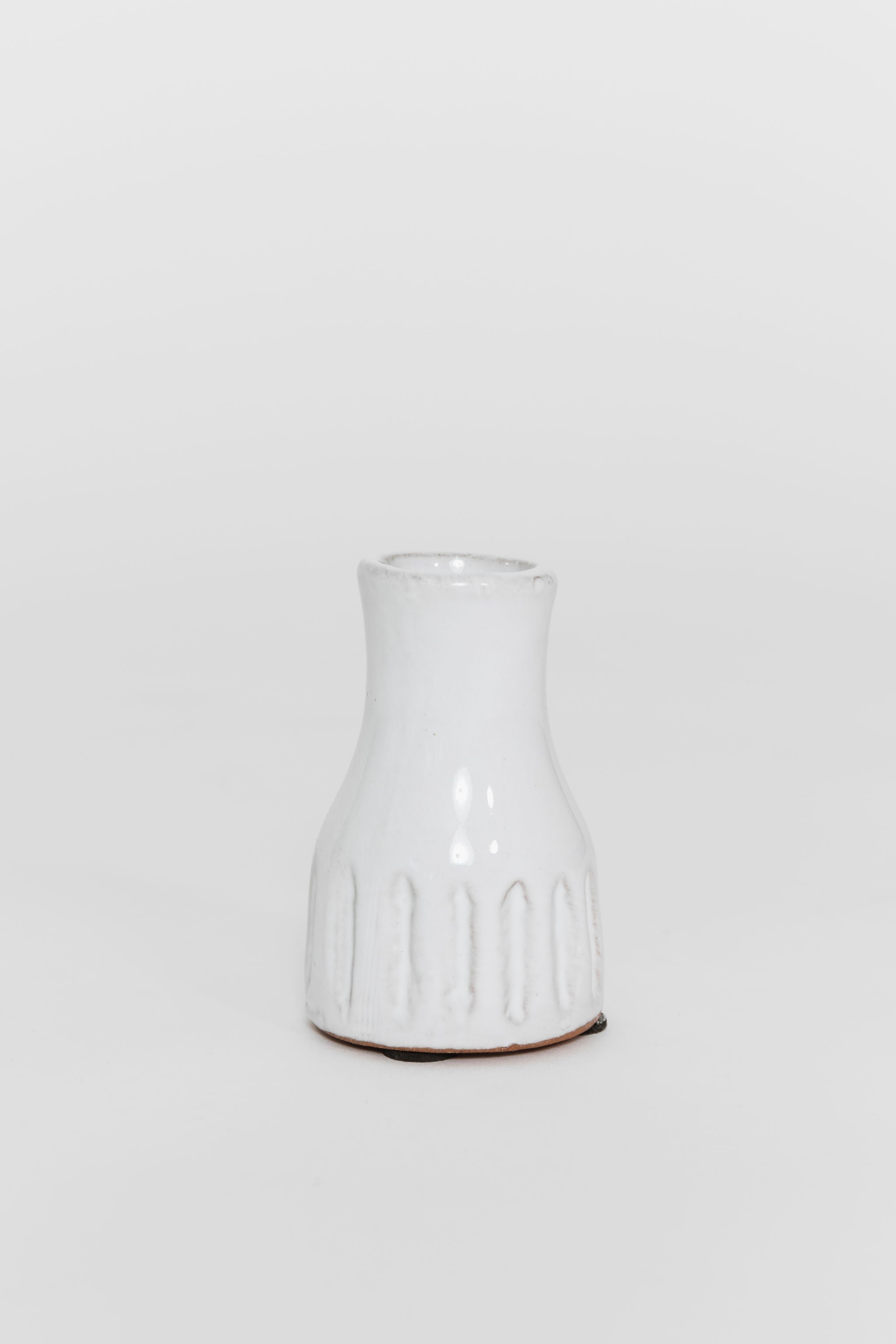 Terra Cotta Vases- White