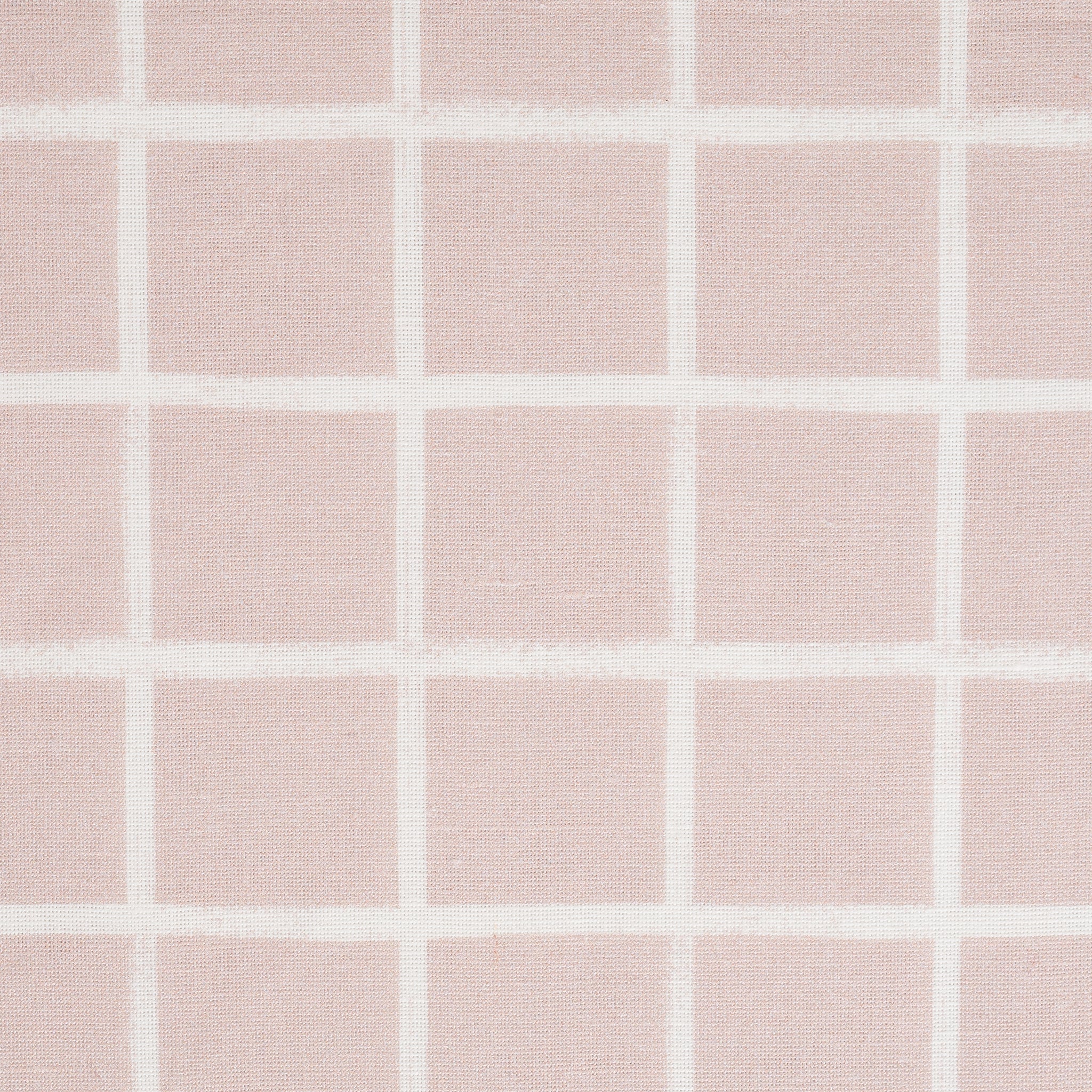 Chase Plaid Fabric - Dusty Pink