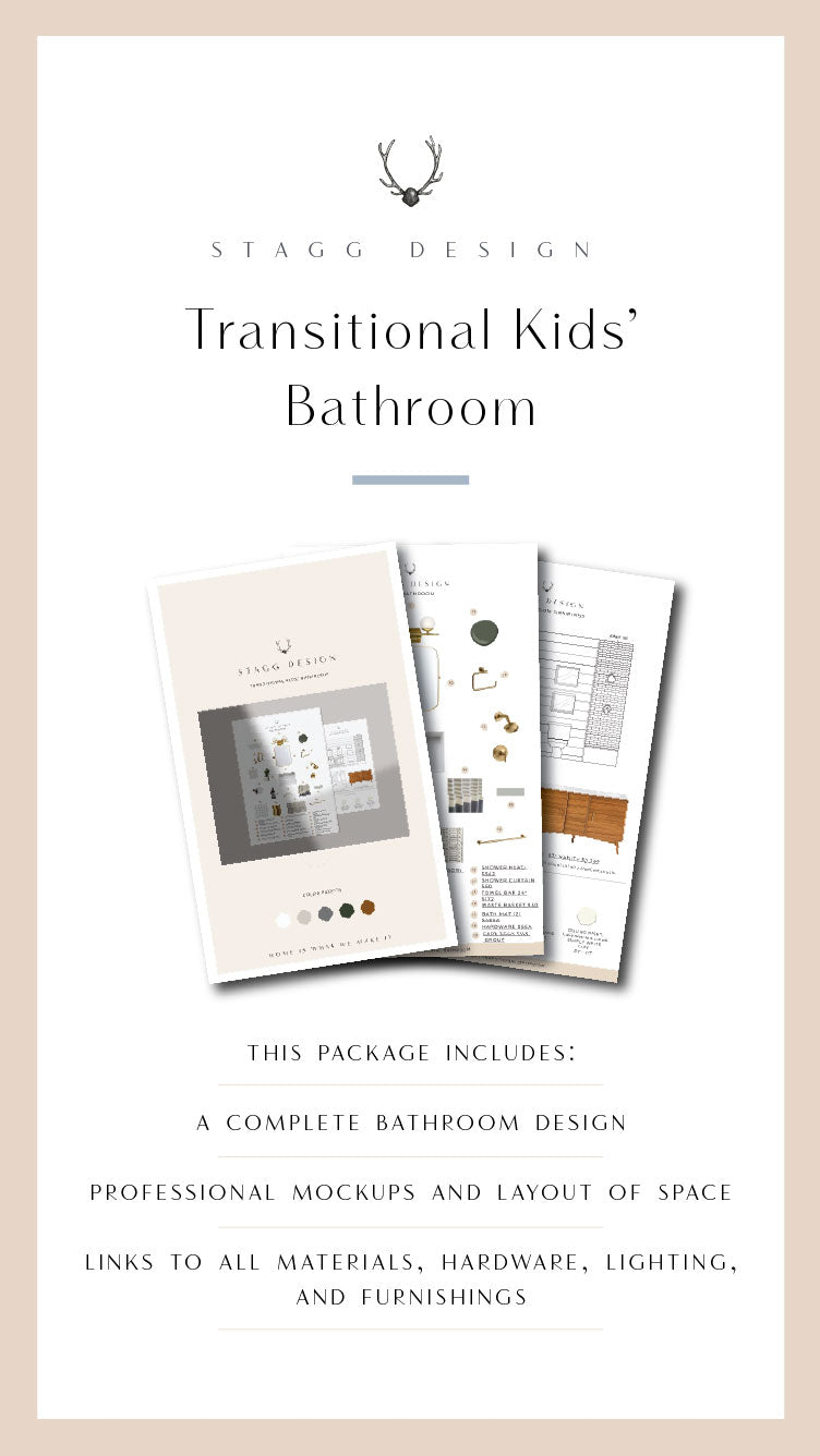 Transitional Kids’ Bathroom