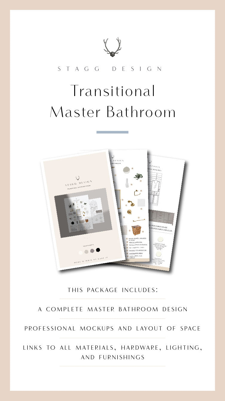 Transitional Master Bathroom