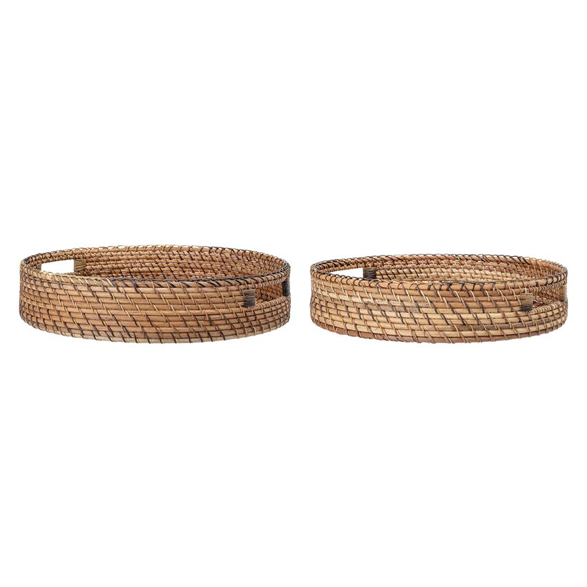 Woven Rattan Trays